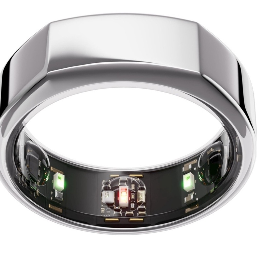 BRAND NEW Heritage OURA ring size 8- silver